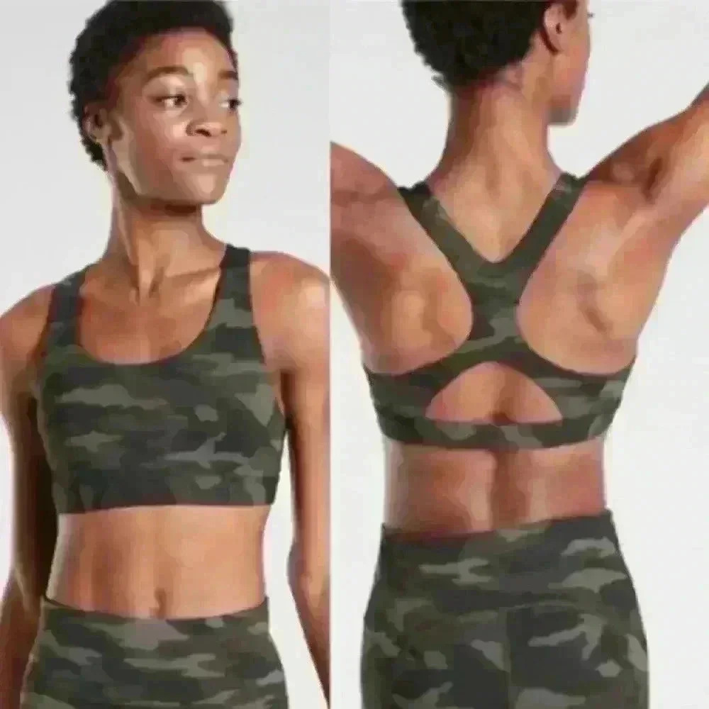 Athleta Camo Sports Bra